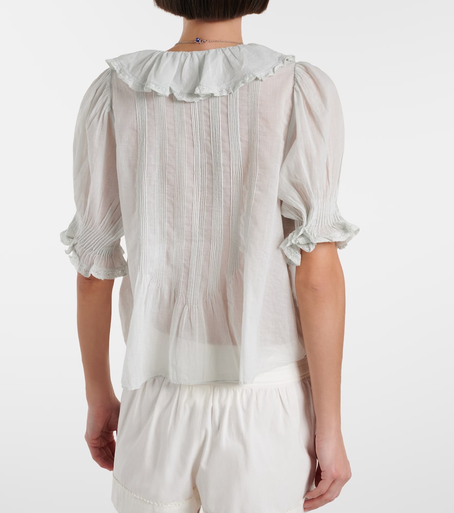 Doen Doen Embroidered Cotton Shirt 