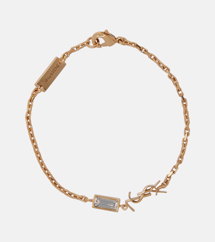 Saint Laurent Cassandre Bracelet In Gold
