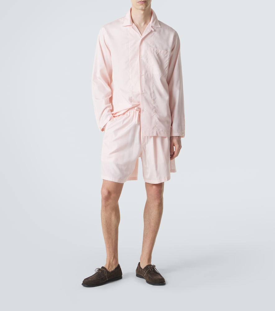  Umit Benan Umit Benan Havana Silk Shirt 