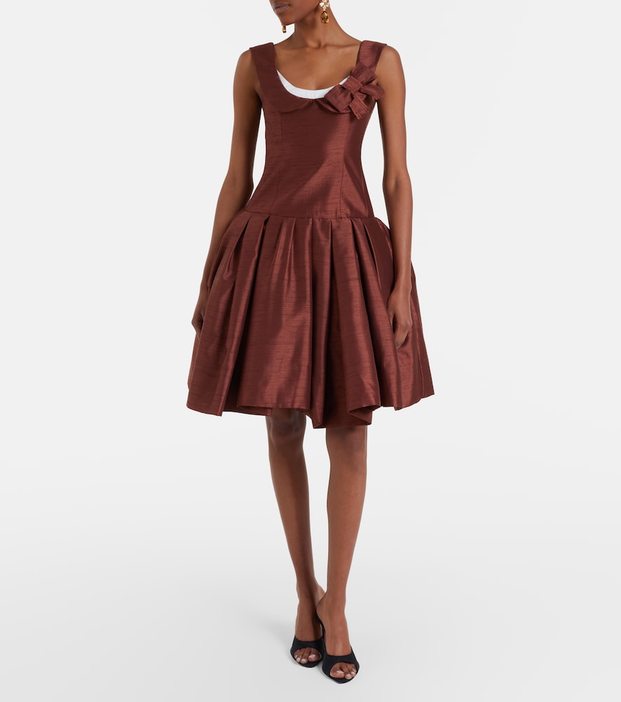 Shushu/Tong Bow-detail mini dress