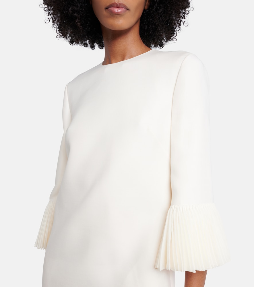  Valentino Valentino Wool And Silk Minidress 