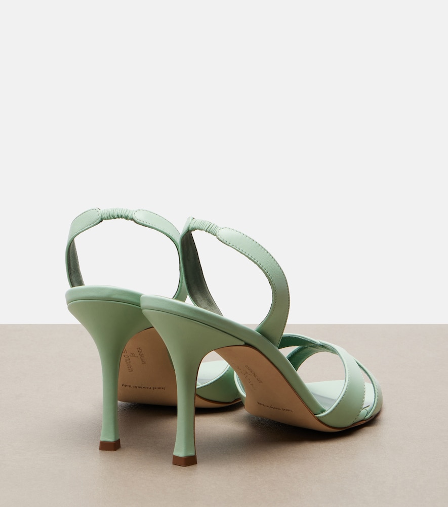  Manolo Blahnik Manolo Blahnik Sandalias Callasli De Piel 