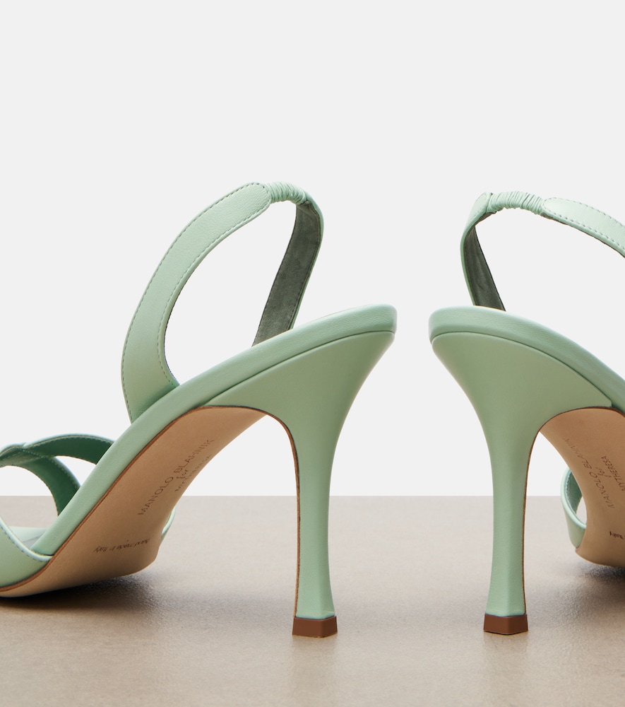  Manolo Blahnik Manolo Blahnik Sandalias Callasli De Piel 