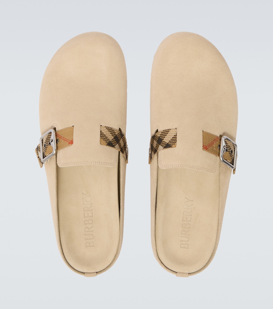  Burberry Burberry Urchin Suede Clogs 