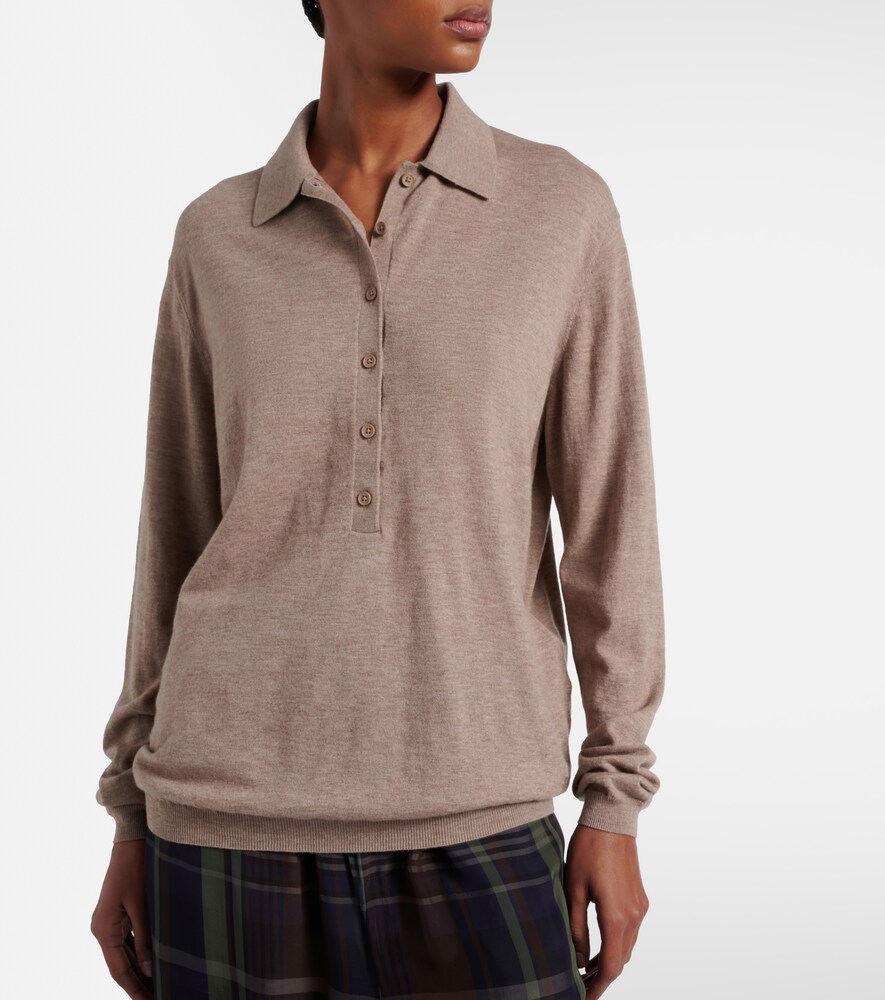 Tala Wool-Blend Polo