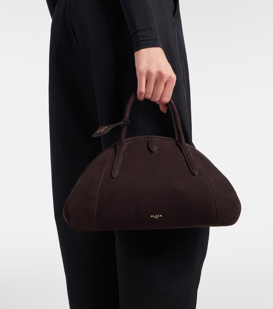 Alaïa Purse Small Suede Top-Handle Bag