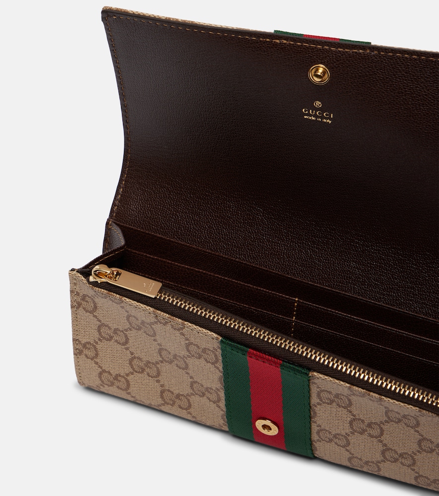  Gucci Gucci Essence Gg Canvas Wallet 