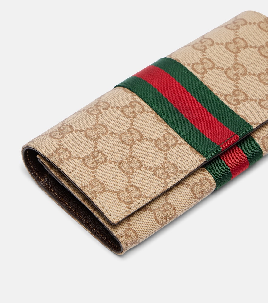  Gucci Gucci Essence Gg Canvas Wallet 