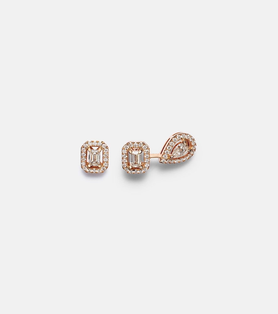 Messika Boucles doreilles My Twin 12 en or rose 18 ct et diamants 3600 €