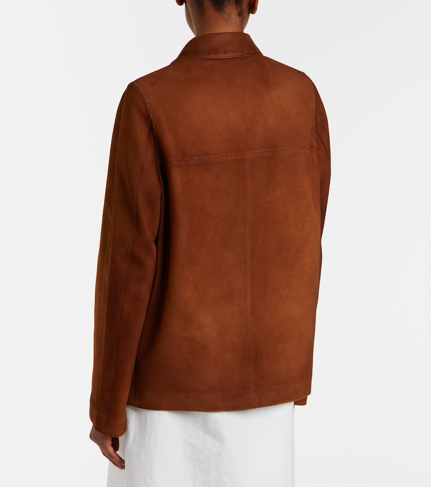  Miu Miu Miu Miu Jacke Aus Veloursleder 