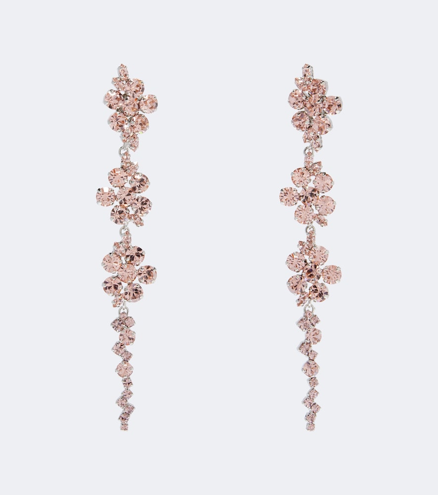 Simone Rocha Boucles d'oreilles à cristaux