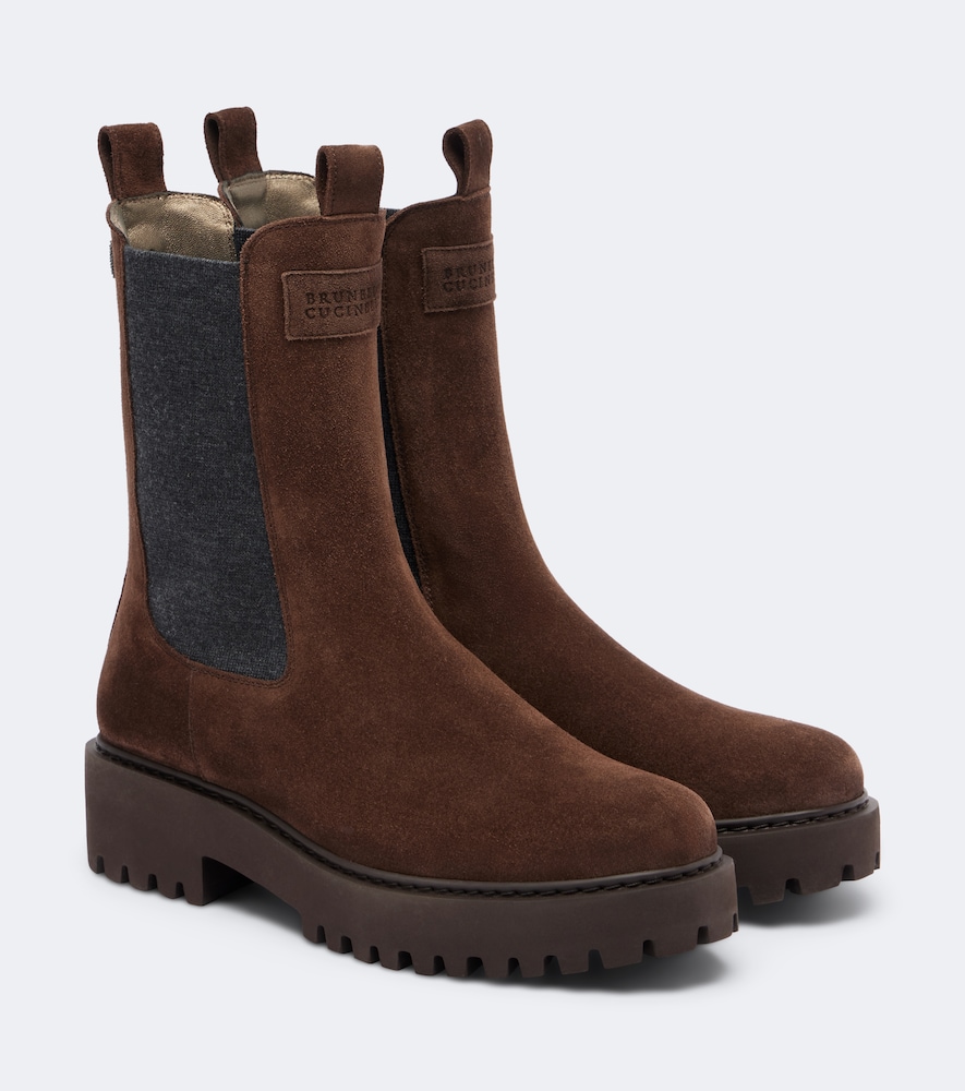 Chelsea Boots Monili aus Veloursleder