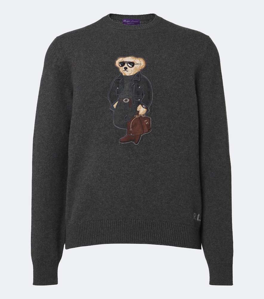 Purple Label Polo Bear Sweater