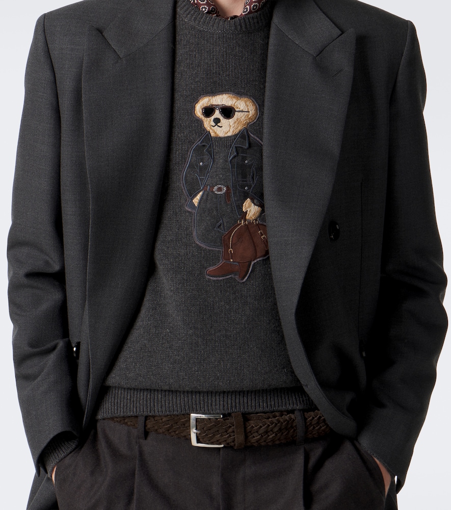 Purple Label Polo Bear Sweater