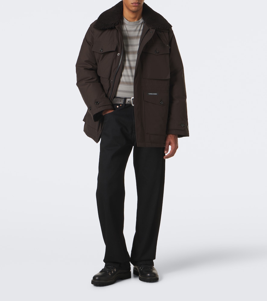 Scout Shearling-Trimmed Down Coat