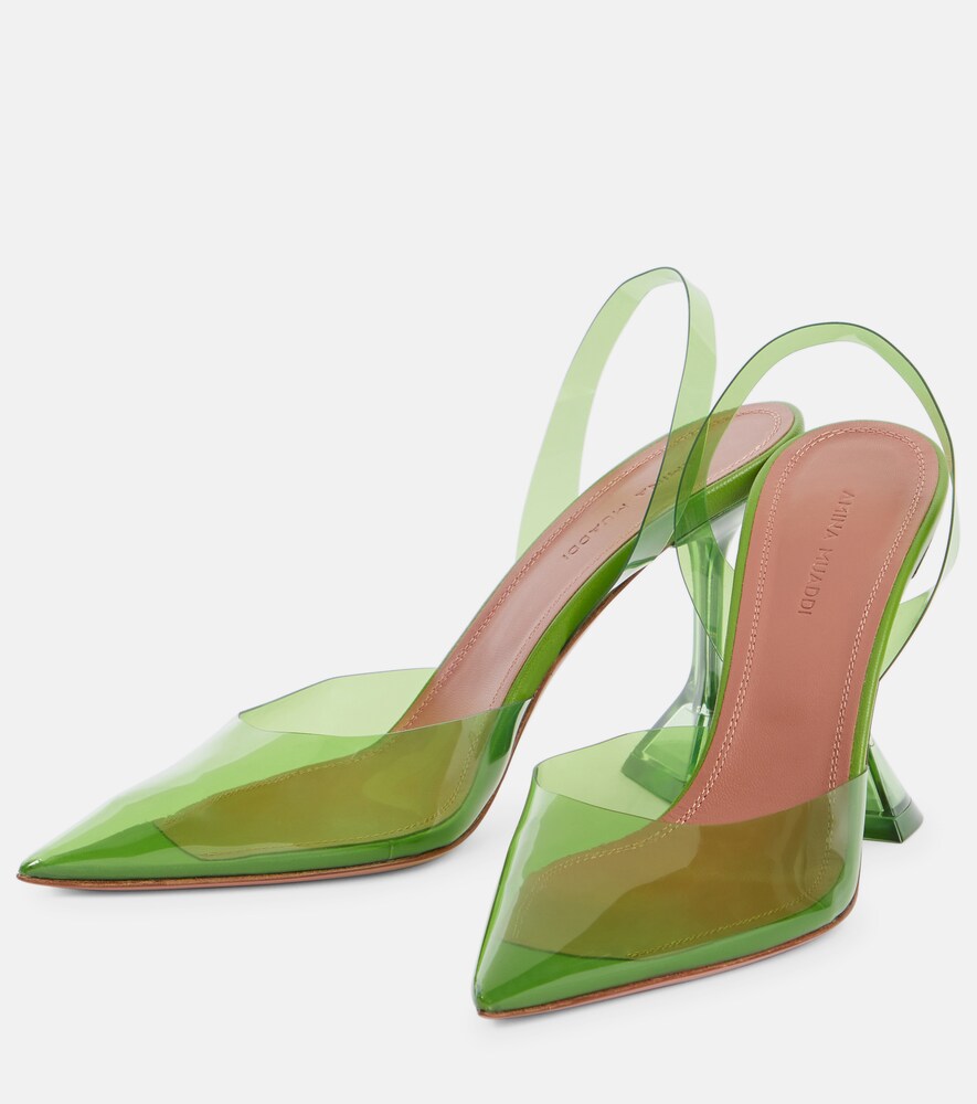  Amina Muaddi Amina Muaddi Slingback-pumps Holli Glass 