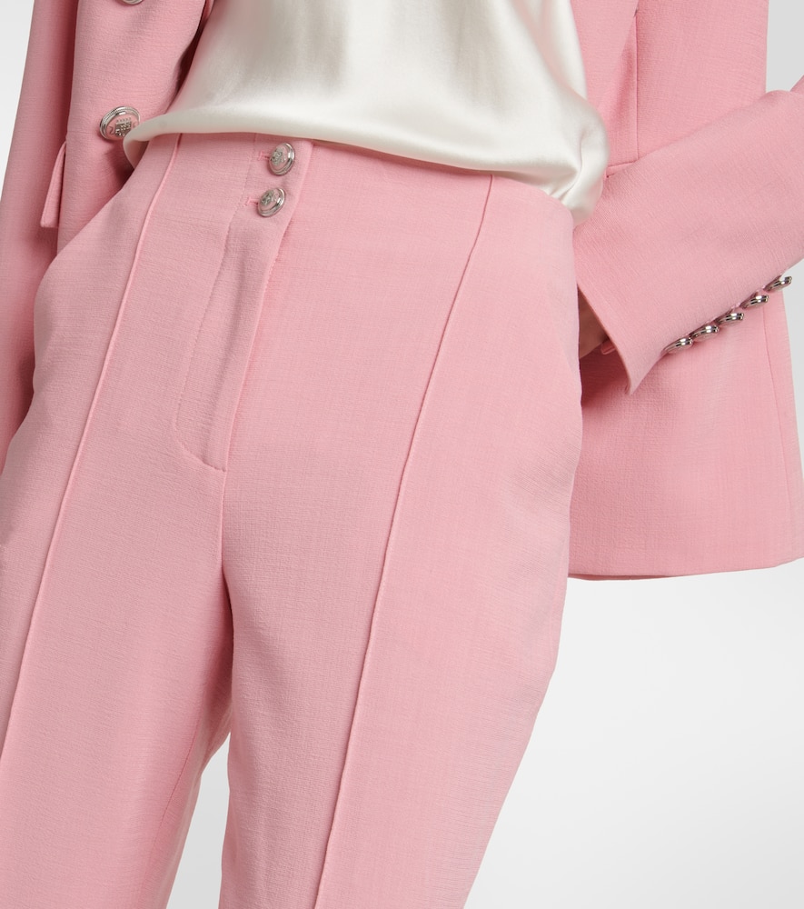 Shop Veronica Beard Kean High-rise Pants In Peony