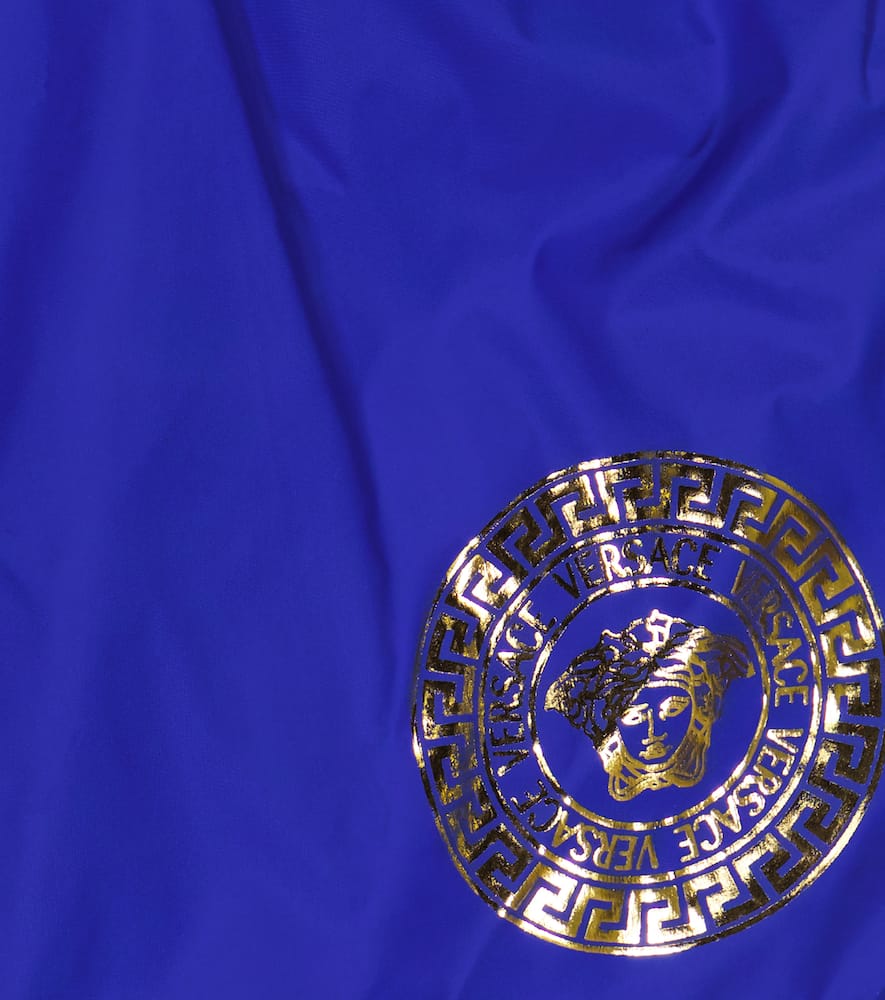 Shop Versace Medusa Swimming Shorts In Blue