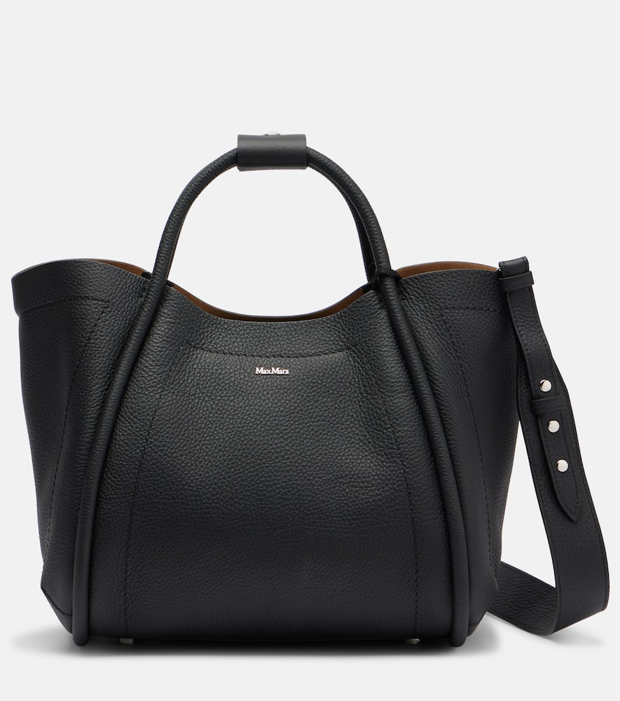 Max Mara Marine leather tote bag