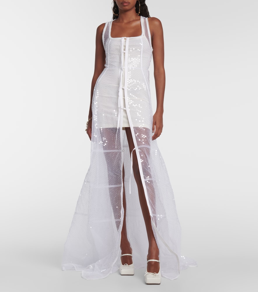  Jacquemus Jacquemus Verzierte Robe La Robe Dentelle 