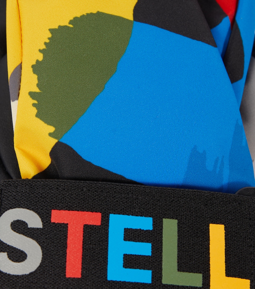  Stella Mccartney Kids Stella Mccartney Kids Printed Ski Gloves 