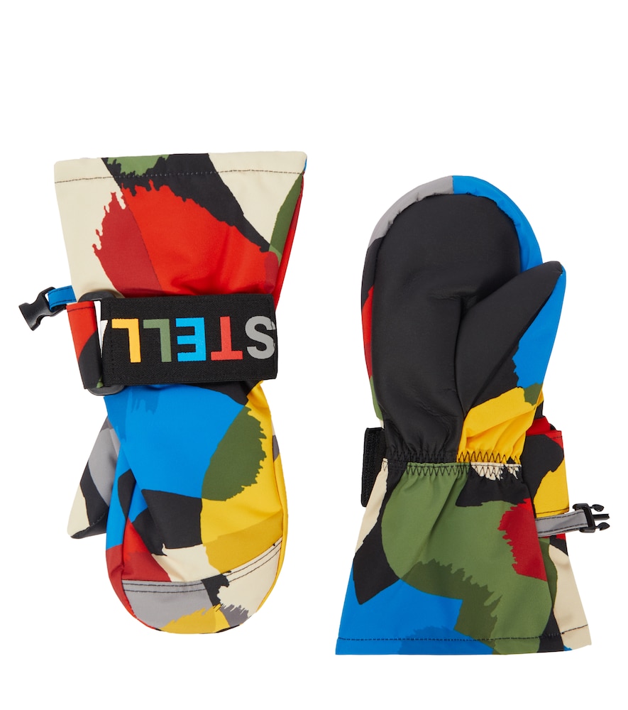  Stella Mccartney Kids Stella Mccartney Kids Printed Ski Gloves 