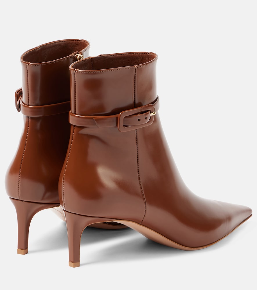Patent Leather Ankle Boots