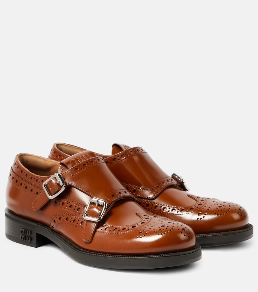 x Church's Double Monk leather brogues