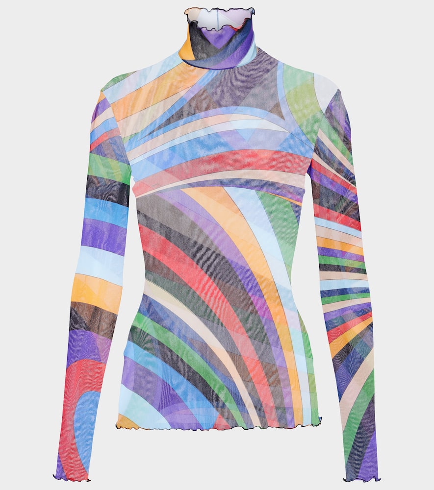 Pucci Iride-print Top In Multicoloured