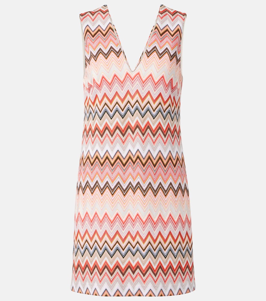 Missoni Zigzag cotton-blend minidress