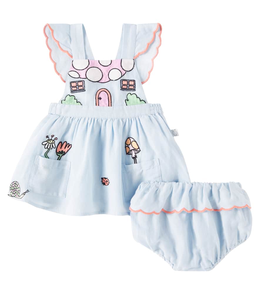 Stella McCartney Kids Baby linen and cotton dress