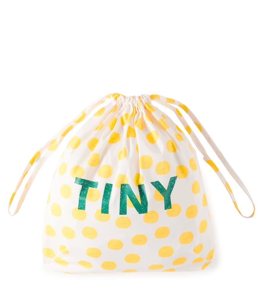 Tinycottons Sun Printed Cotton Pajamas In White