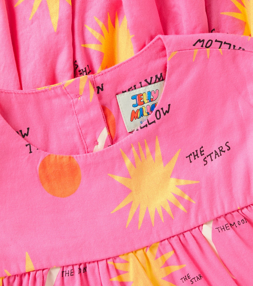 Jellymallow The Star Cotton Dress In Pink