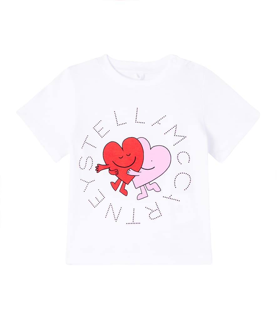 Stella Mccartney Baby Printed Cotton Jersey T-shirt In Multi