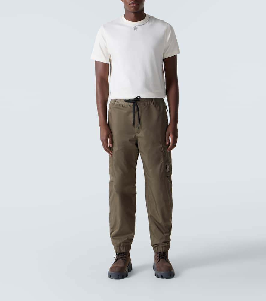 Moncler T-shirt Aus Baumwoll-jersey In White