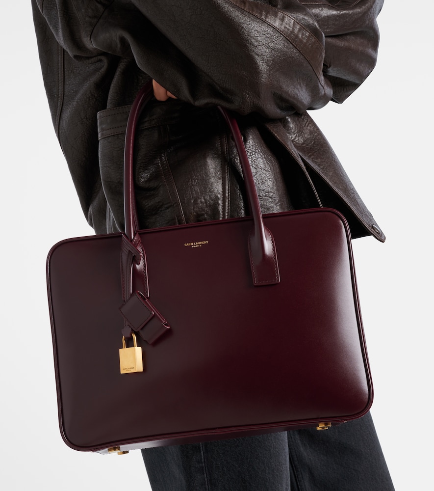 Saint Laurent Sac De Jour leather tote bag