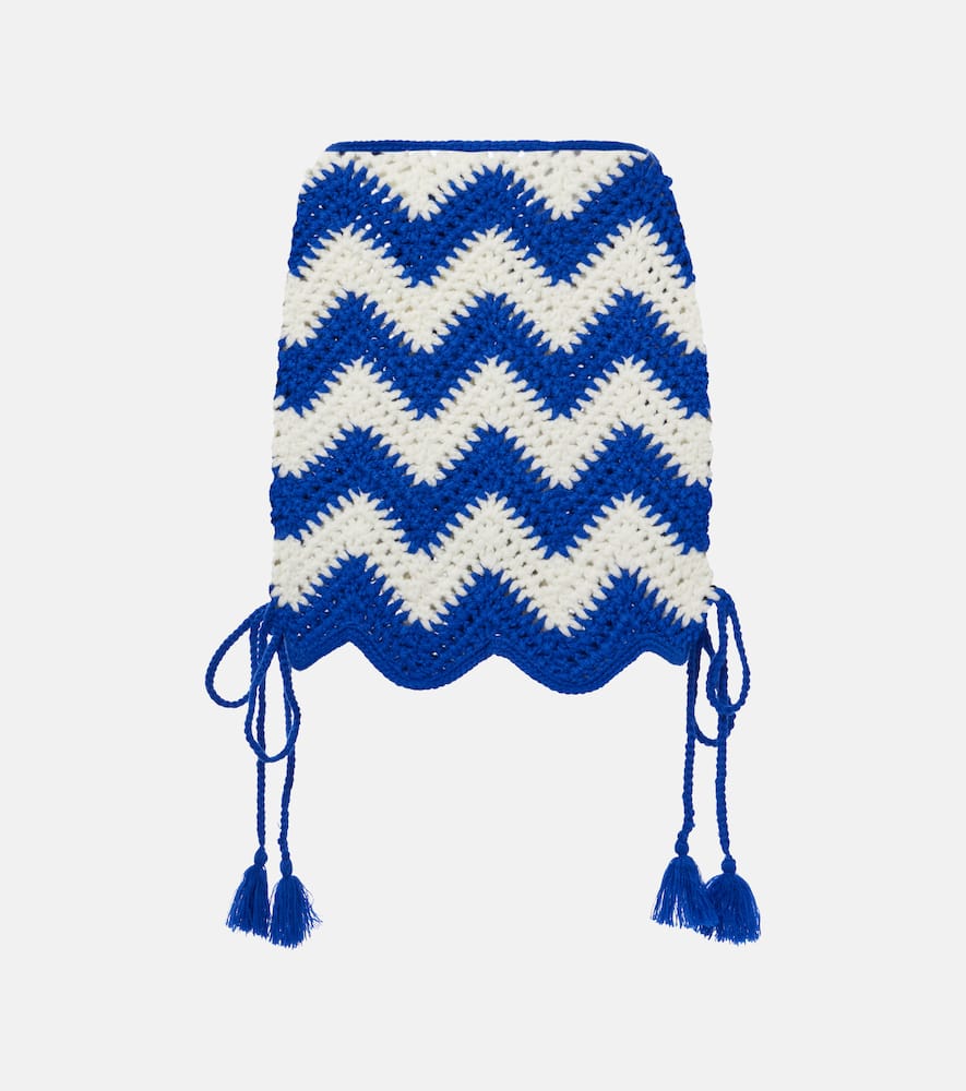 River Nature crochet miniskirt