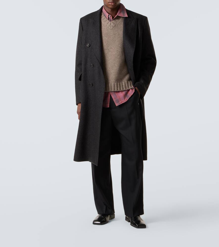 Our Legacy Whale double-breasted wool-blend coat