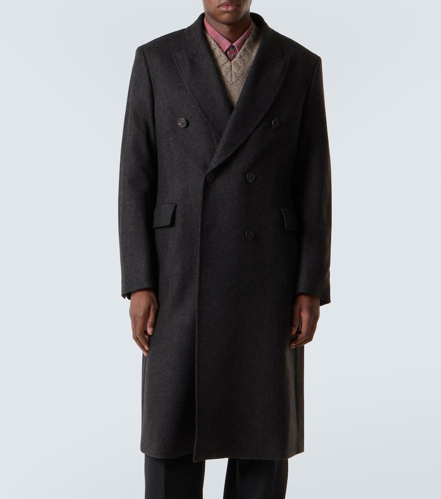 Our Legacy Whale double-breasted wool-blend coat