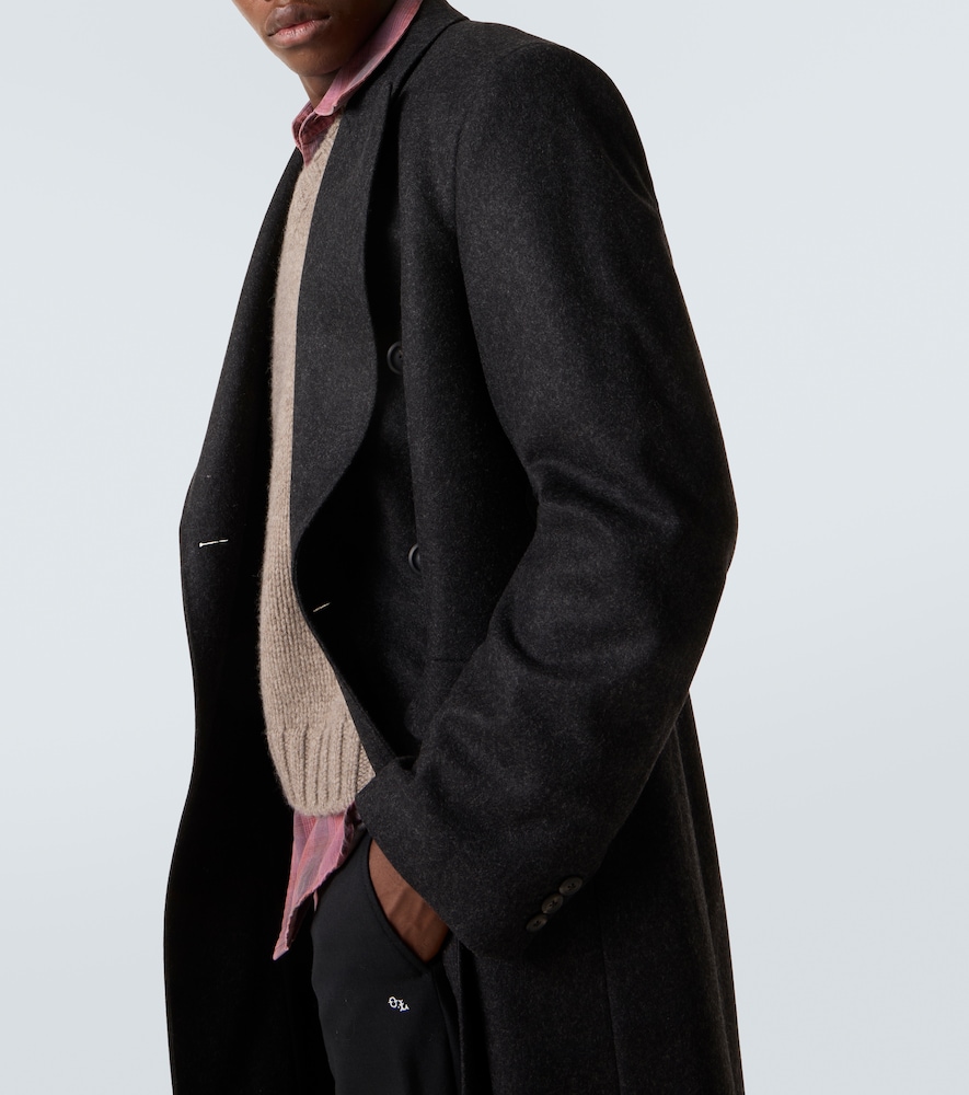  Our Legacy Our Legacy Whale Double-breasted Wool-blend Coat 