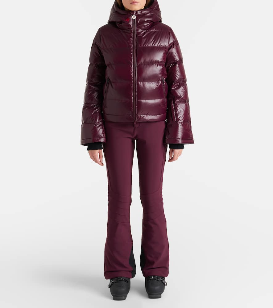 Perfect Moment Aurora High-rise Ski Pants In Burgundy