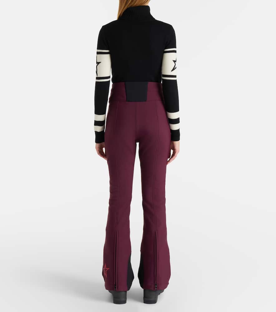 Perfect Moment Aurora High-rise Ski Pants In Burgundy