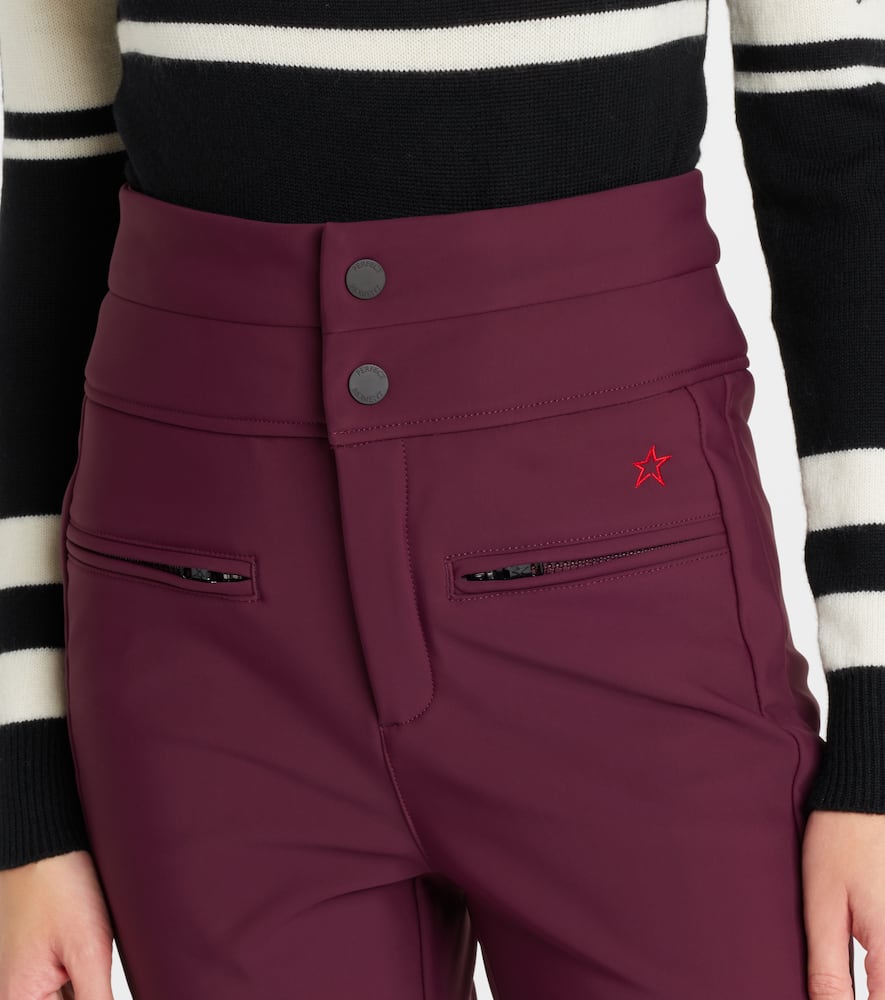 Perfect Moment Aurora High-rise Ski Pants In Burgundy