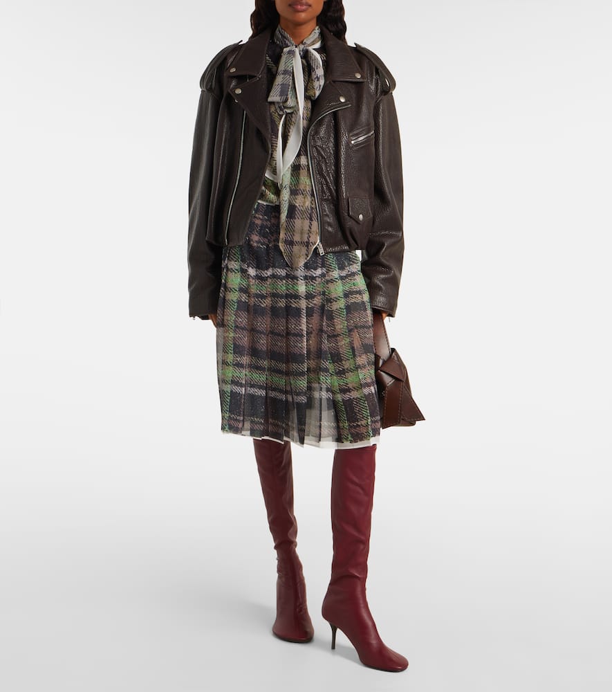 Acne Studios Stretch Back Boots Wine Red In Burgundy