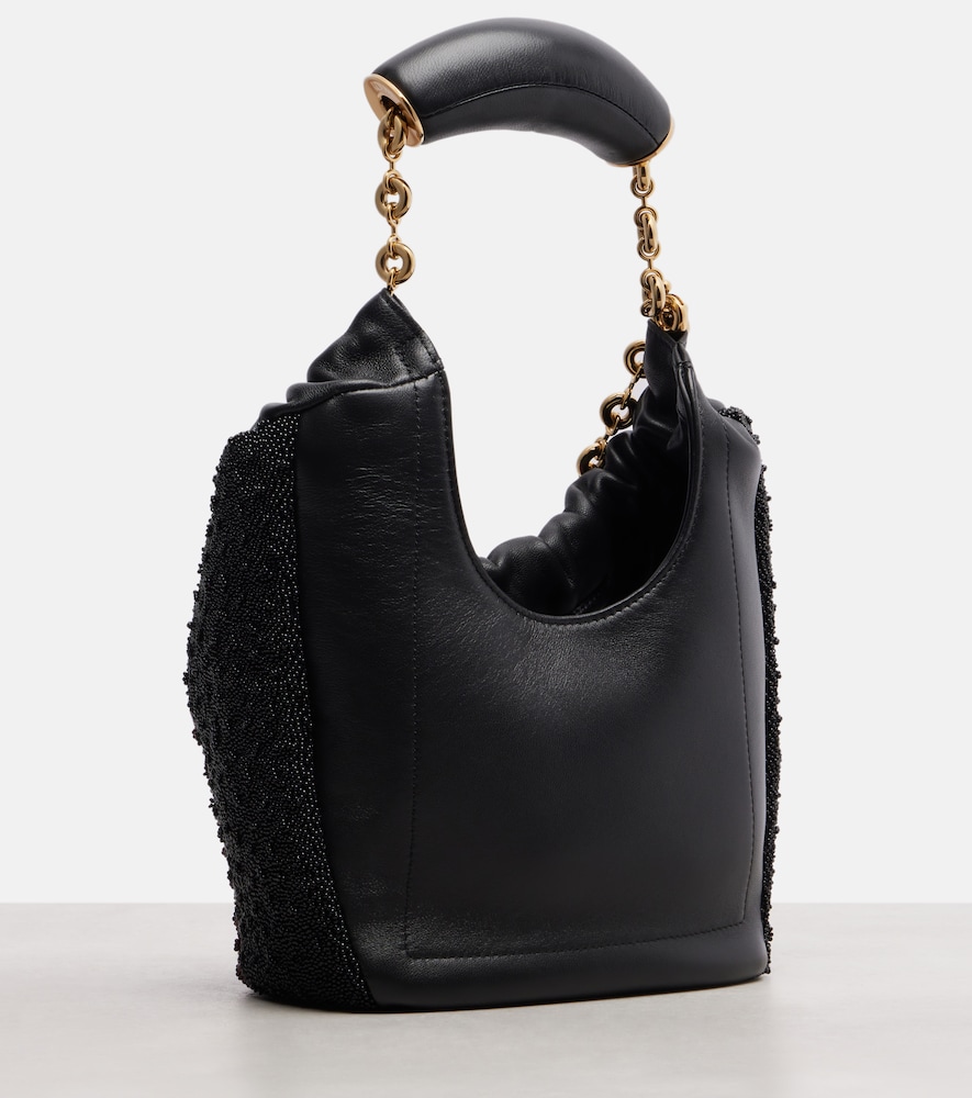  Loewe Loewe Verzierte Tote Bag Squeeze Mini Aus Leder 