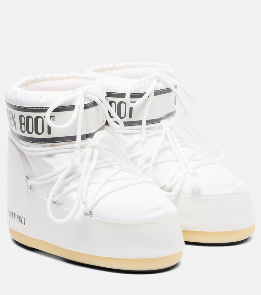 Moon Boot Icon Logo-print Padded Boots In White