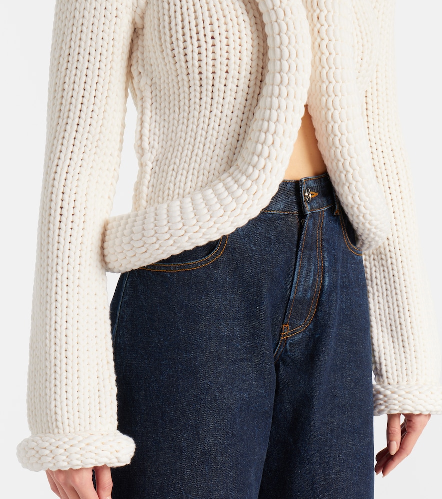  Alaia Alaã¯a Padded Wool-blend Cardigan 