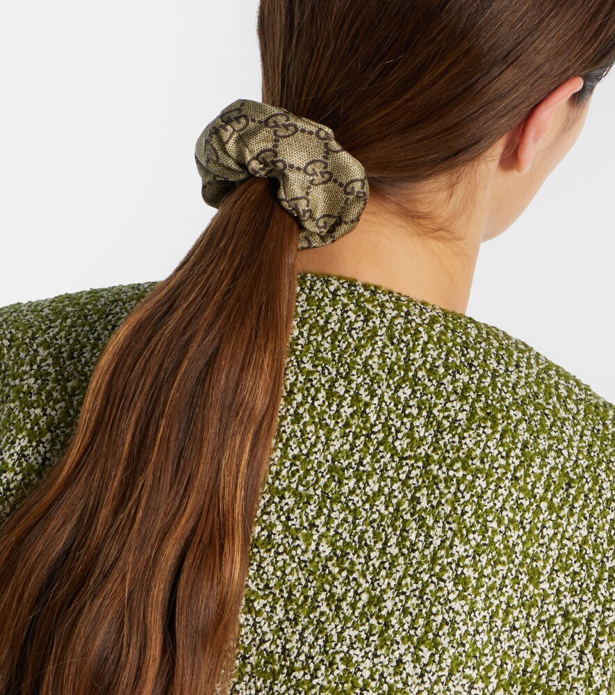Gucci GG jacquard silk scrunchie