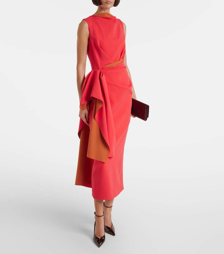  Roksanda Roksanda Calatrava Crepe Midi Dress 