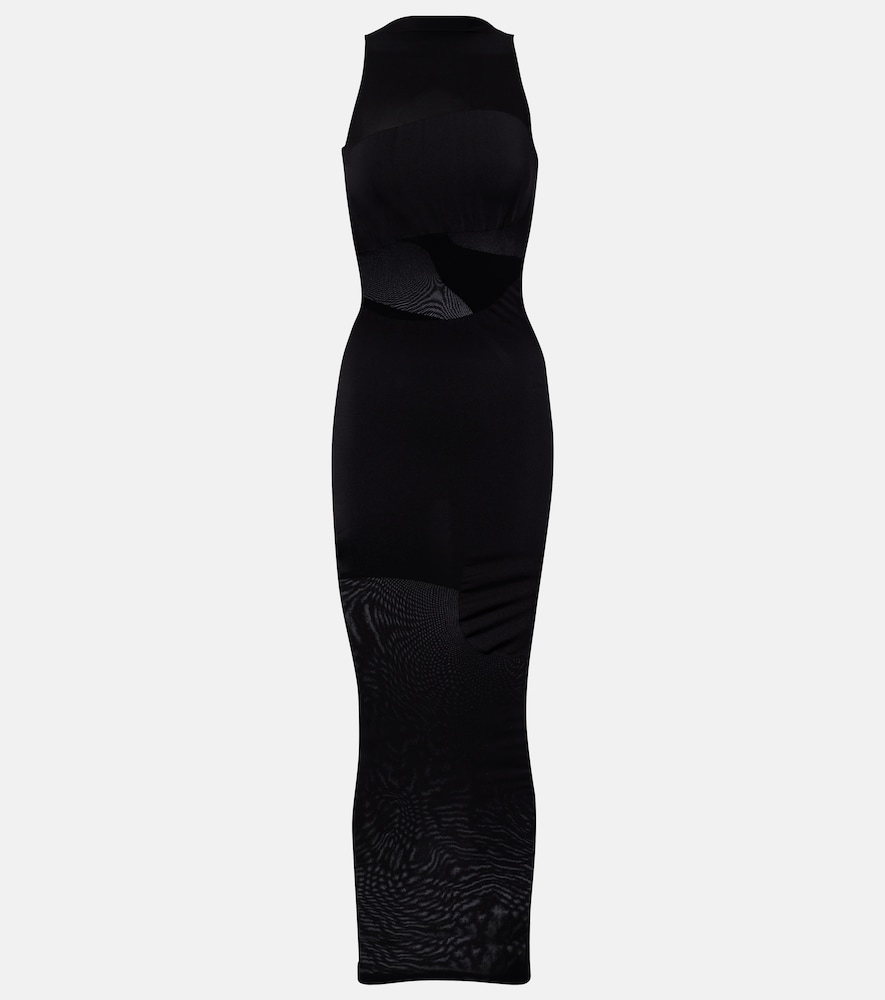 Wolford Shade paneled midi dress